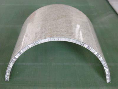 弧形石紋鋁蜂窩板